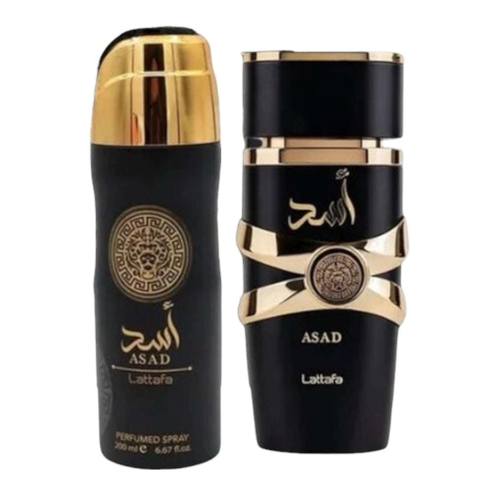 Lattafa Asad Men 2Pcs EDP 100ml/ Spray 200ml