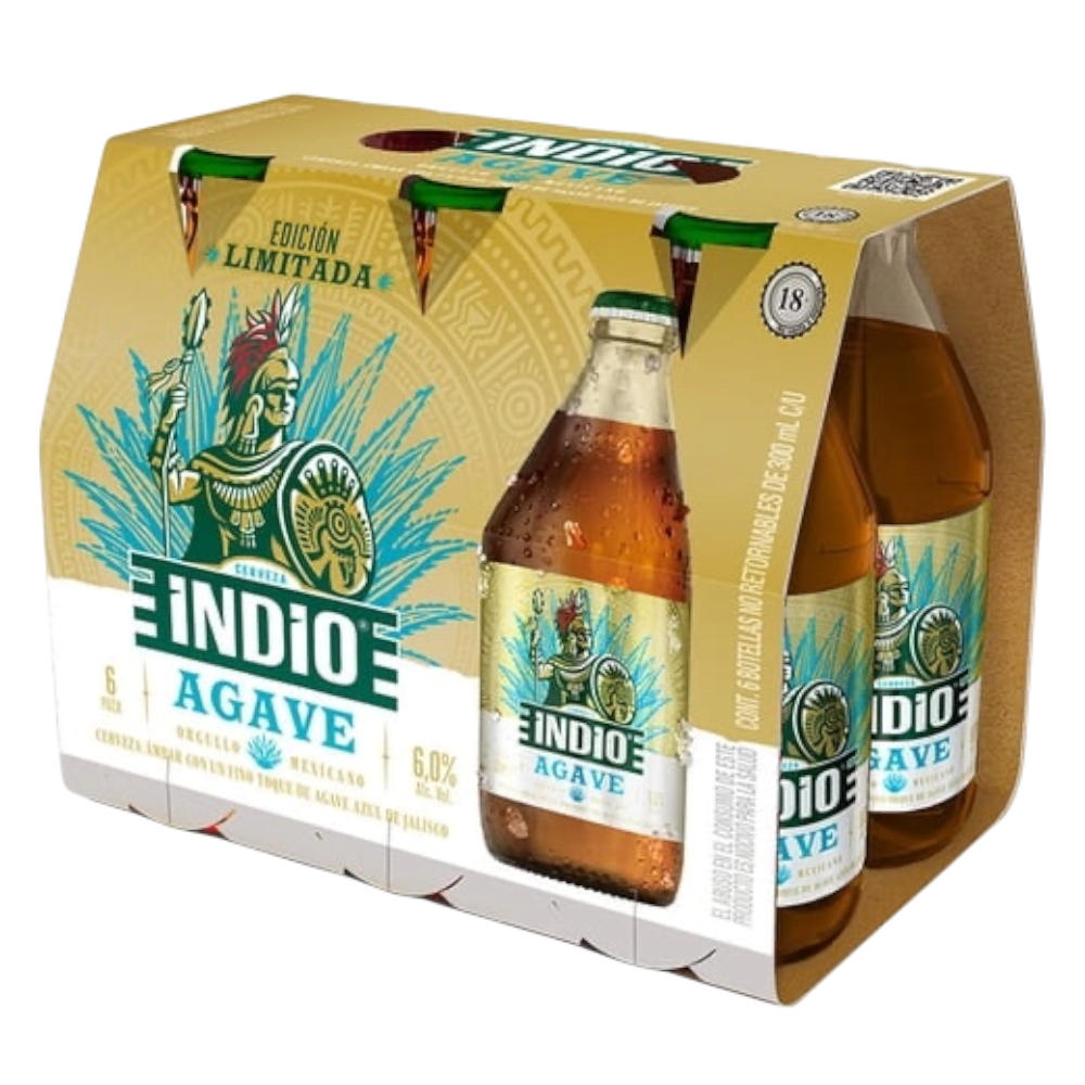 Cerveza Indio Agave Edición limitada 12pack 300ml