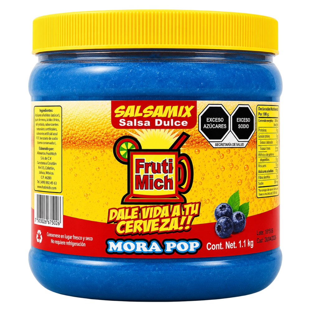 Frutimich Salsa Escarchadora Mora Pop 1.1 kg