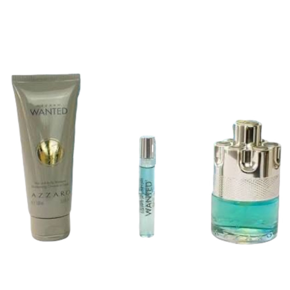 Azzaro Wanted Tonic Men Set 3 Pz EDT 100ml/ Gel De Ducha 100ml/ EDT 7.5 ml