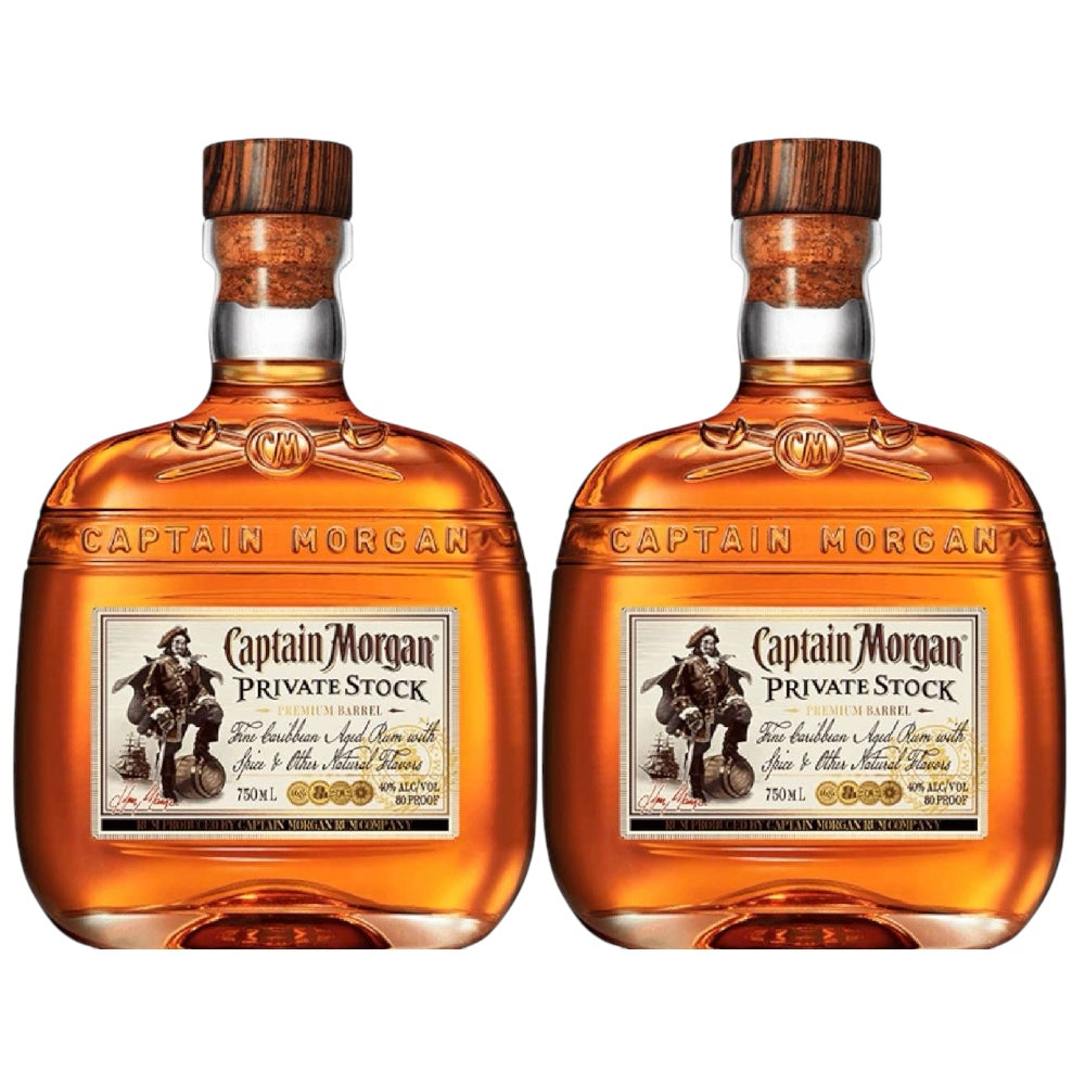 Captain Morgan Private Stock 2pack Litro
