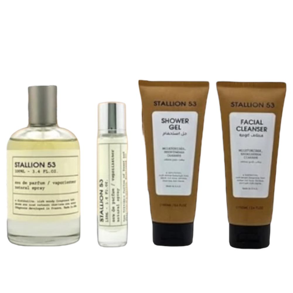 Emper Stallion 53 Unisex Set 4pcs EDP 100ml/ Mini EDP 15ml/ Shower Gel 100ml/ Facial Cleanser 100ml