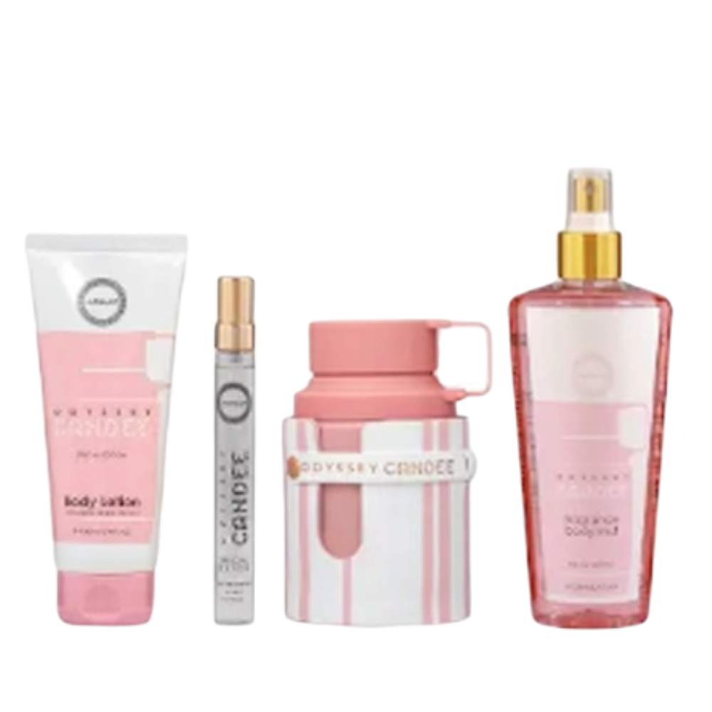 Armaf Odyssey Candee Woman 4pcs EDP 100ml/ Body Mist 250ml/ Body Lotion 100ml/ Mini 50ml