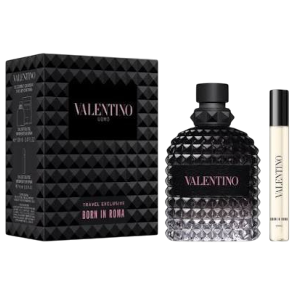 Valentino Uomo Born In Roma Men Set 2Pcs EDT 100ml/ Mini 10ml