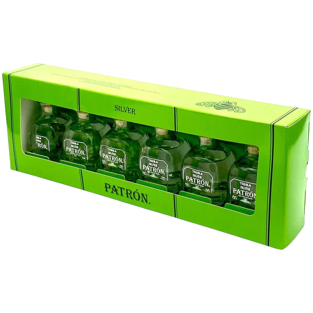 Patron Silver Miniatura 50ml vidrio 6Pack
