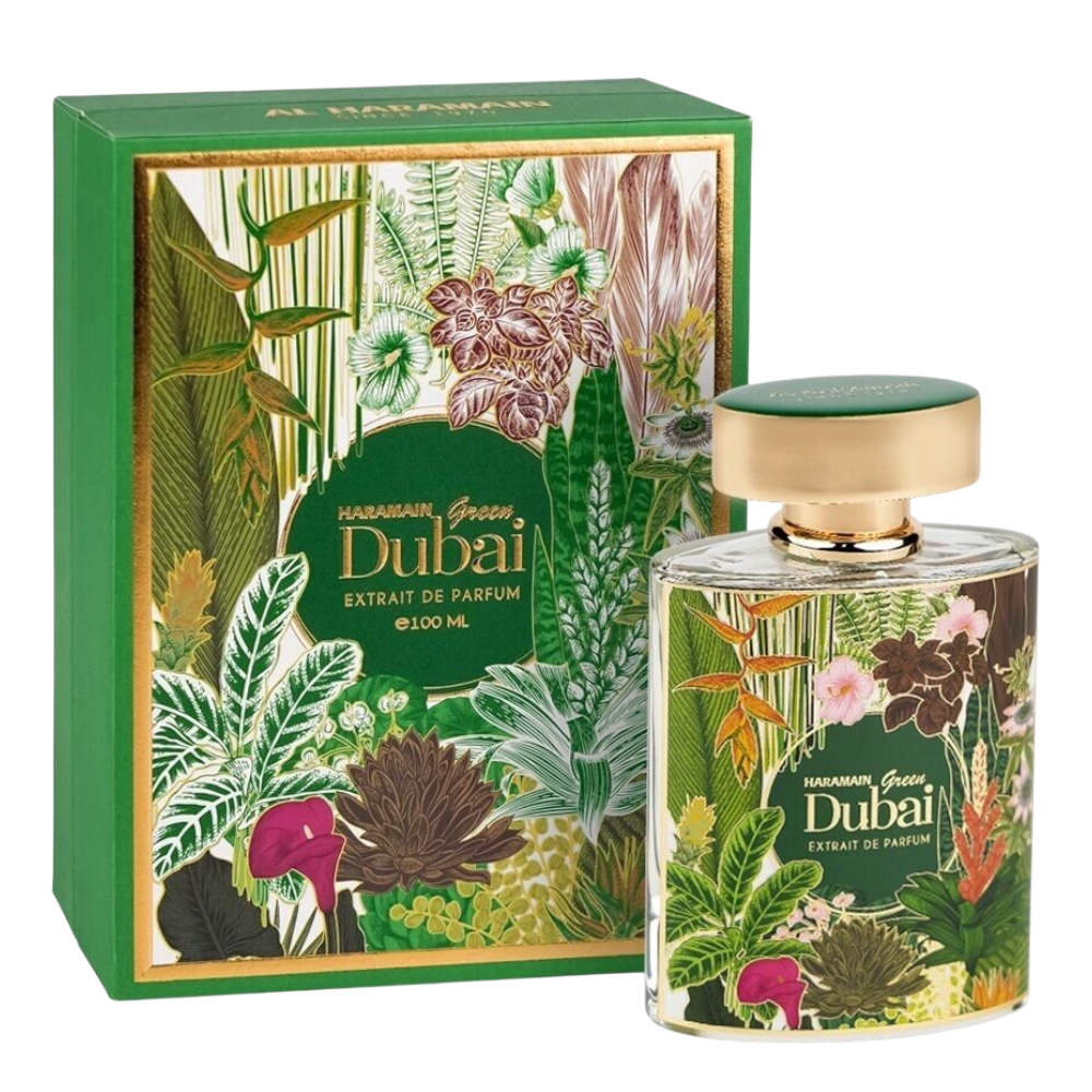 Al Haramain Amber Oud Green Dubai Unisex Extrait de Parfum 100ml