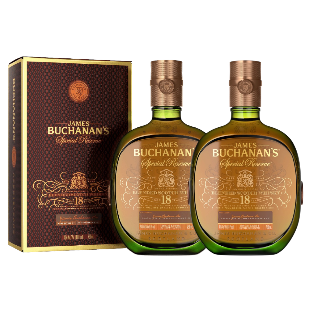 Buchanans 18 Años 2 pack 750ml