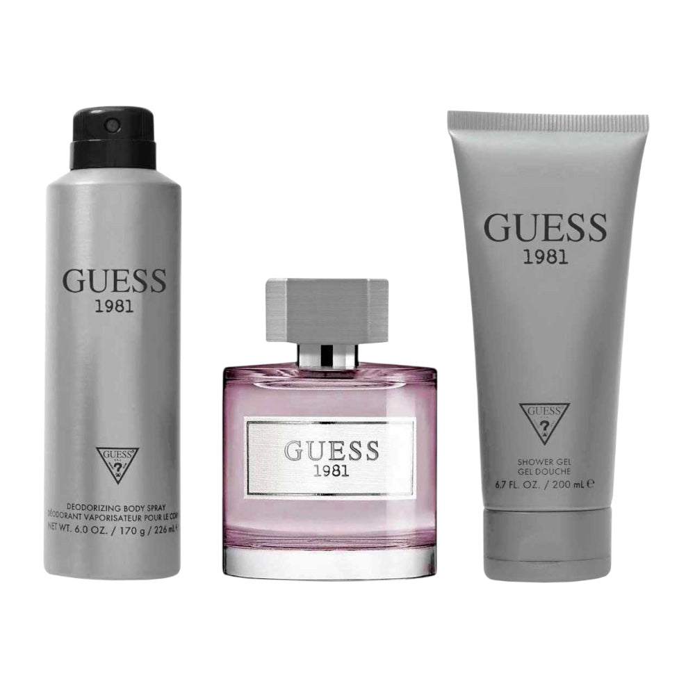 Guess 1981 Men Set 3 Pz EDT 100ml/ Shower Gel 200/ Body Lotion 226ml