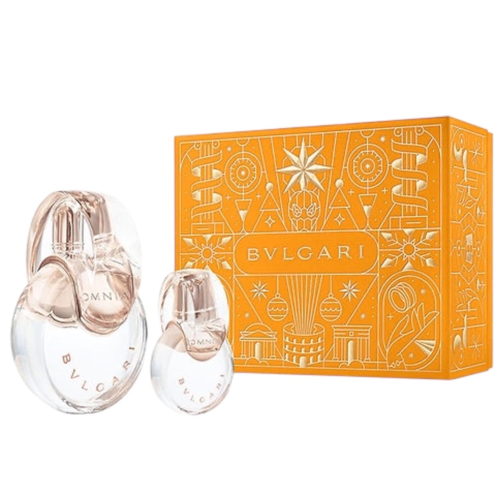 Bvlgari Omnia Crystalline Women Set 2pcs EDT 100ml/ Mini EDT 10ml