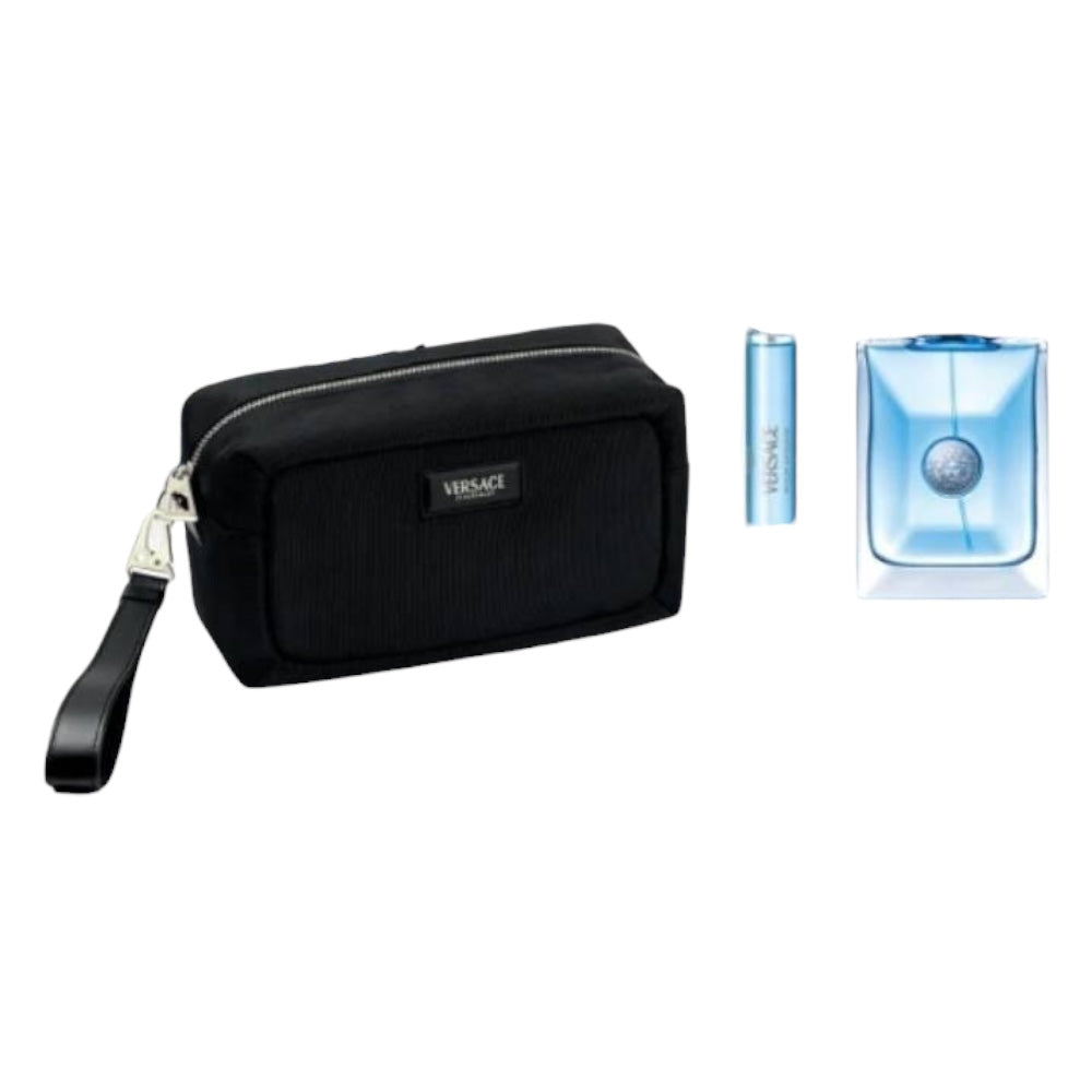 Versace Pour Homme Set 3pcs EDT 100 ml/ Mini EDT 100ml/ Bolsa