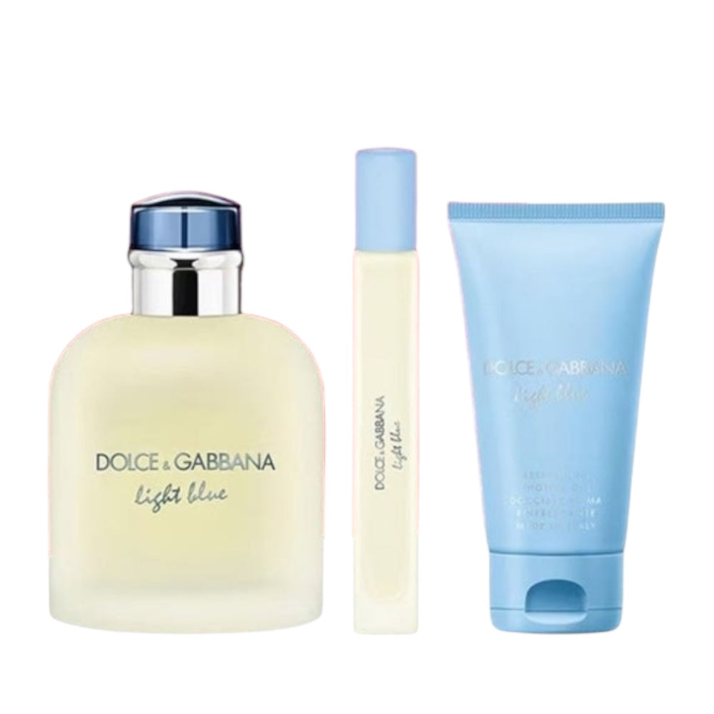 Dolce & Gabbana Light Blue Pour Homme M EDT 125ml/ Shower Gel 50ml/ EDT 50ml