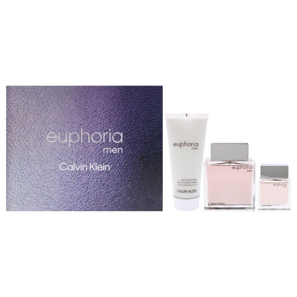 Calvin Klein Euphoria Men Set 3 pz EDT 100 ml/ EDT 15ml/ Bálsamo After shave 100ml