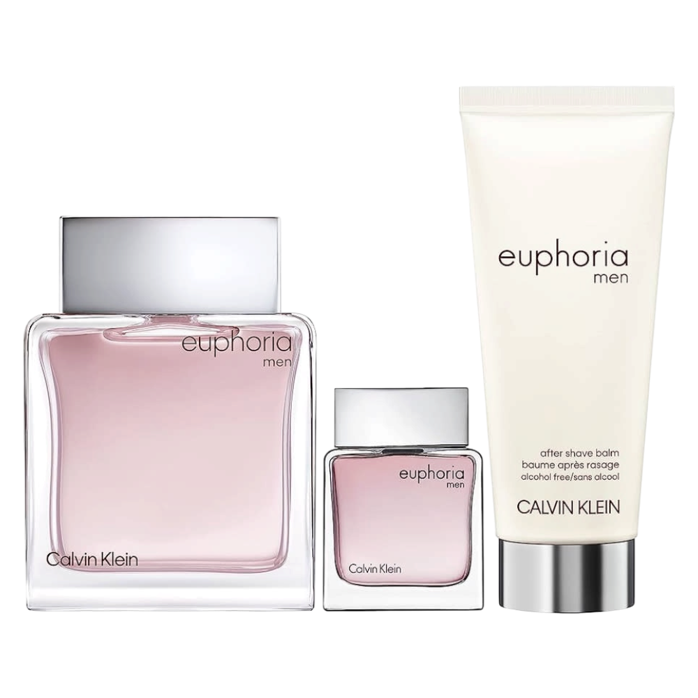Calvin Klein Euphoria Men Set 3 pz EDT 100 ml/ EDT 15ml/ Bálsamo After shave 100ml