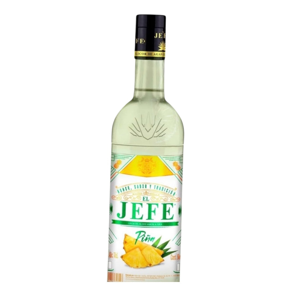 Licor De Agave El Jefe Piña 1 Litro