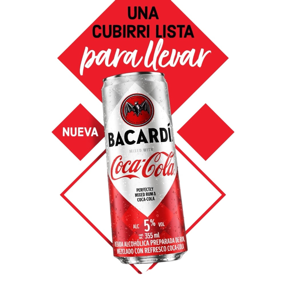 Bacardi Coca Cola Lata 12Pack 473ml