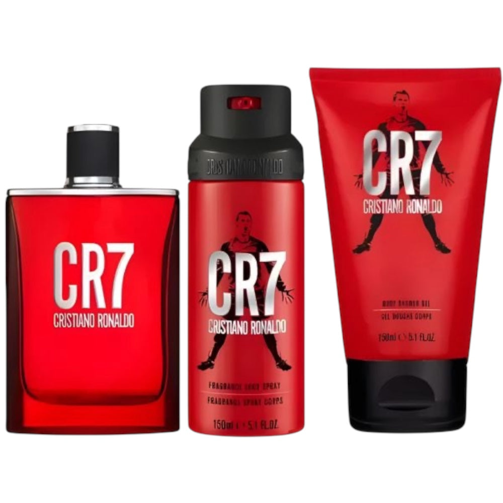 Cristiano Ronaldo CR7 Men Set 3 pz EDT 100ml/ Body Spray 150ml/ Shower Gel 150ml