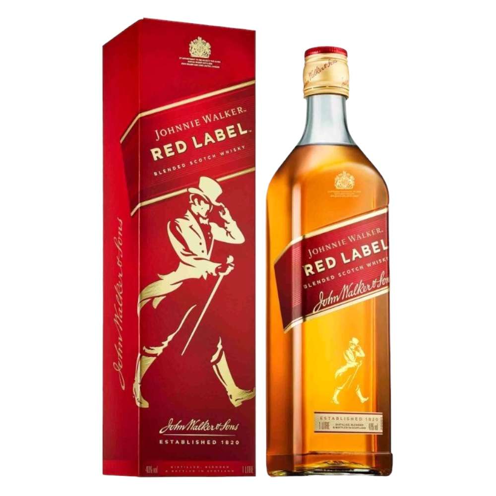 Johnnie Walker etiqueta Roja litro