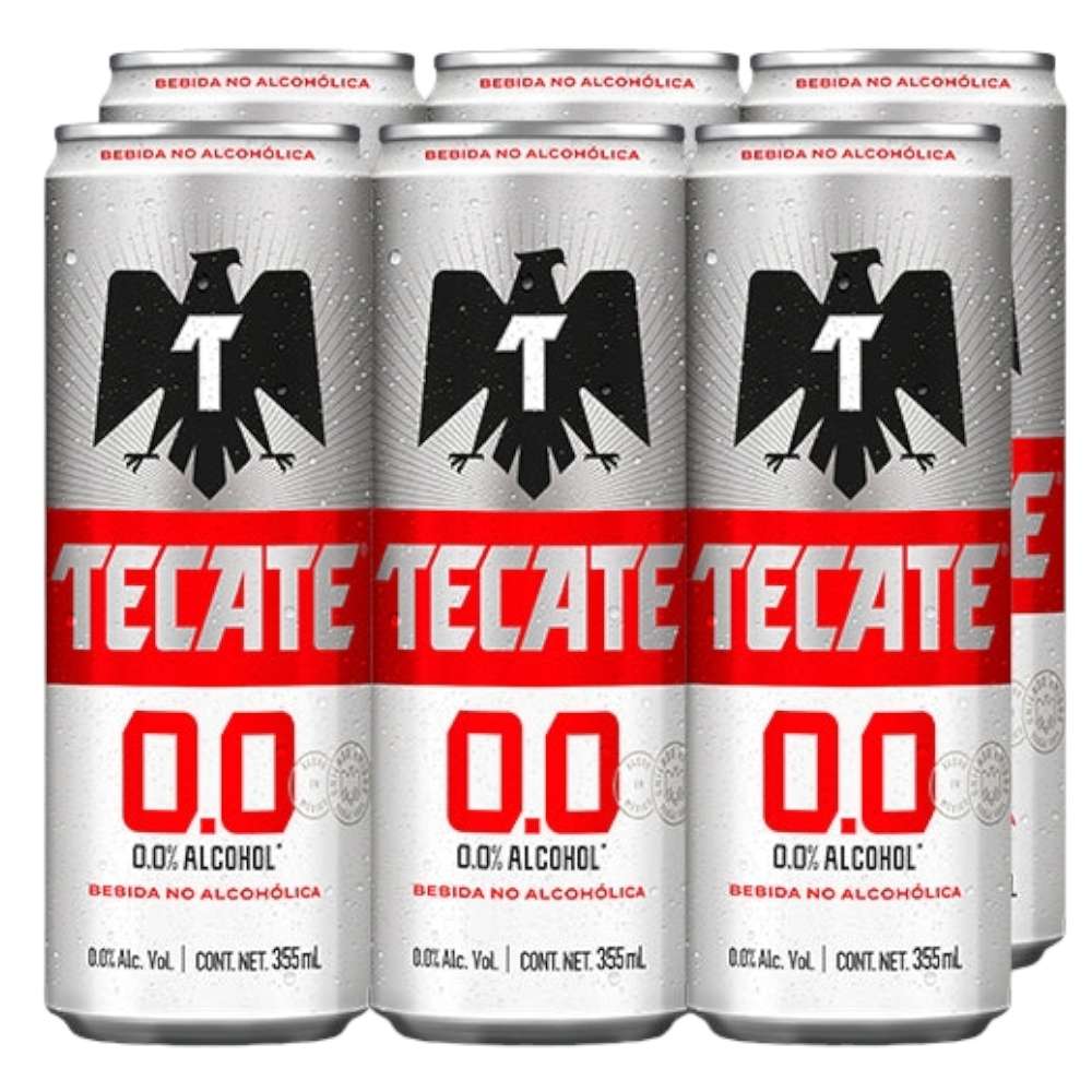 Cerveza Tecate 0.0 sin alcohol