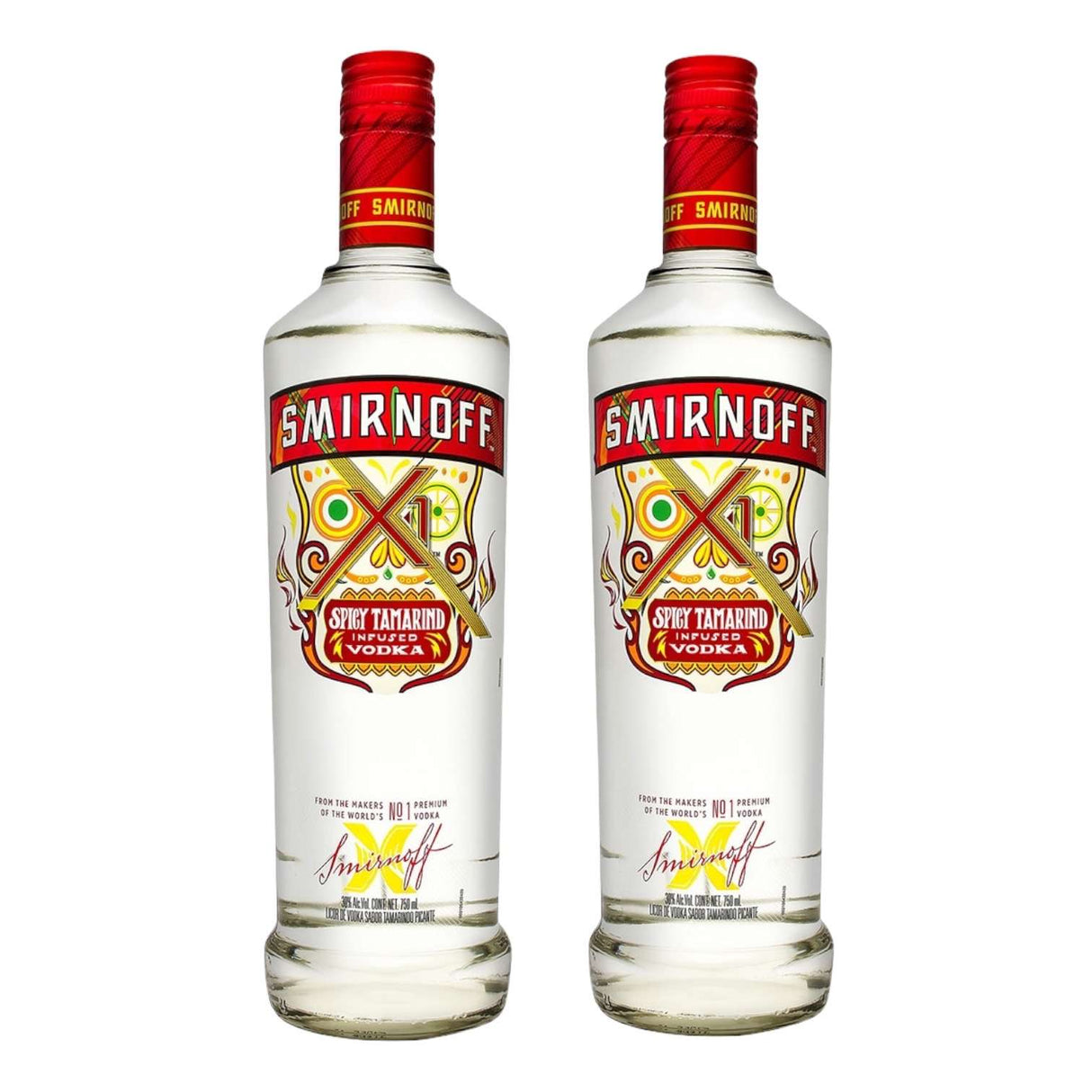 Vodka Smirnoff Spicy Tamarindo 2 pack Litro