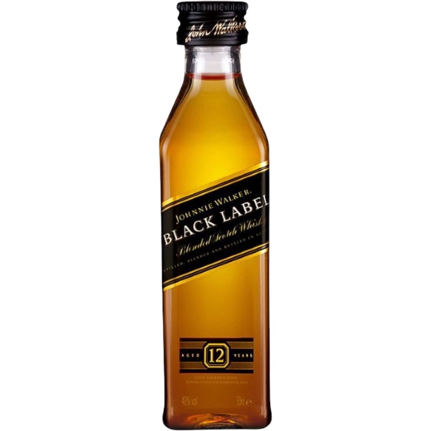 Johnnie Walker Miniatura Black Label Plastico 50ml