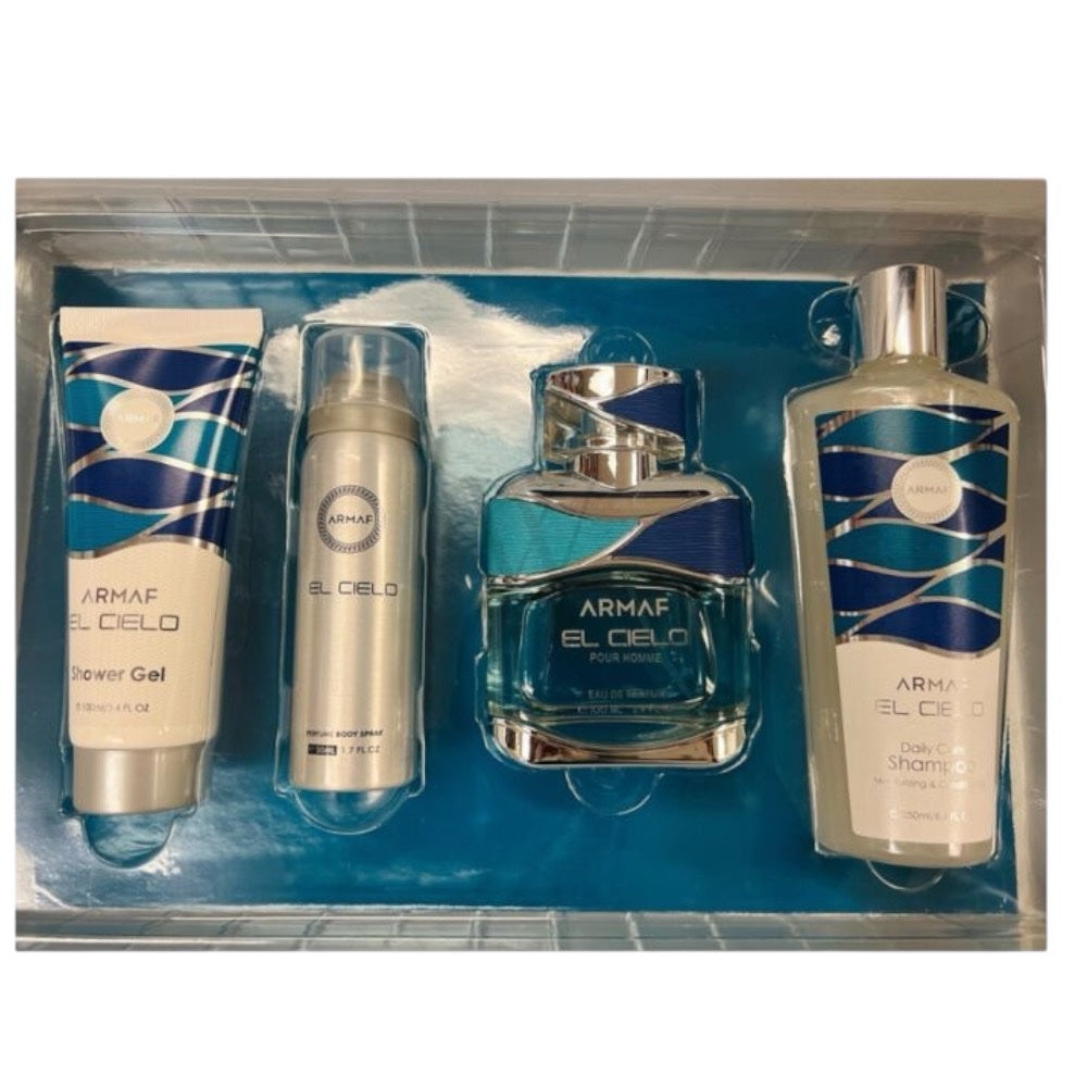 Armaf El Cielo Man 4 Pz EDP 100ml/ Shampoo 248ml/ Shower Gel 100ml/ Body Lotion 50ml