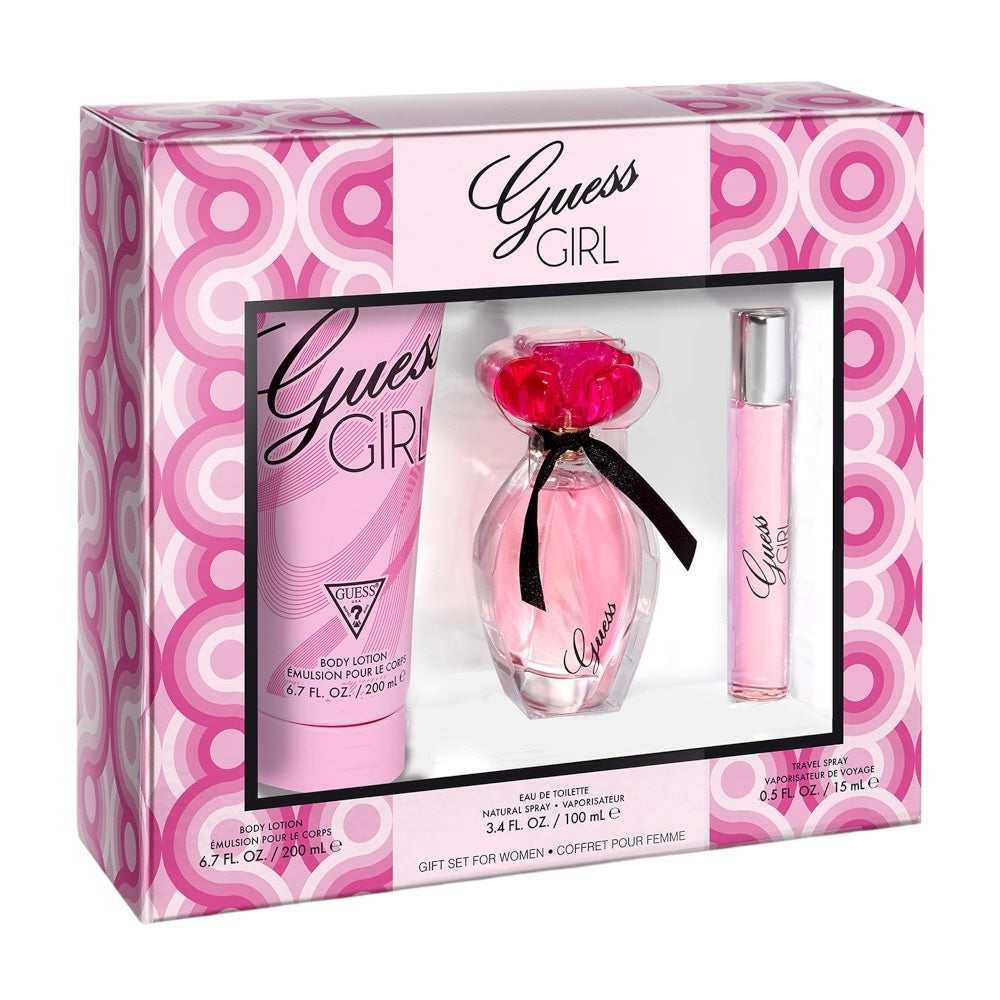 Guess Girl Woman Set 3 Pz EDT 100ml/ Body Lotion 200ml/ EDT 15 ml