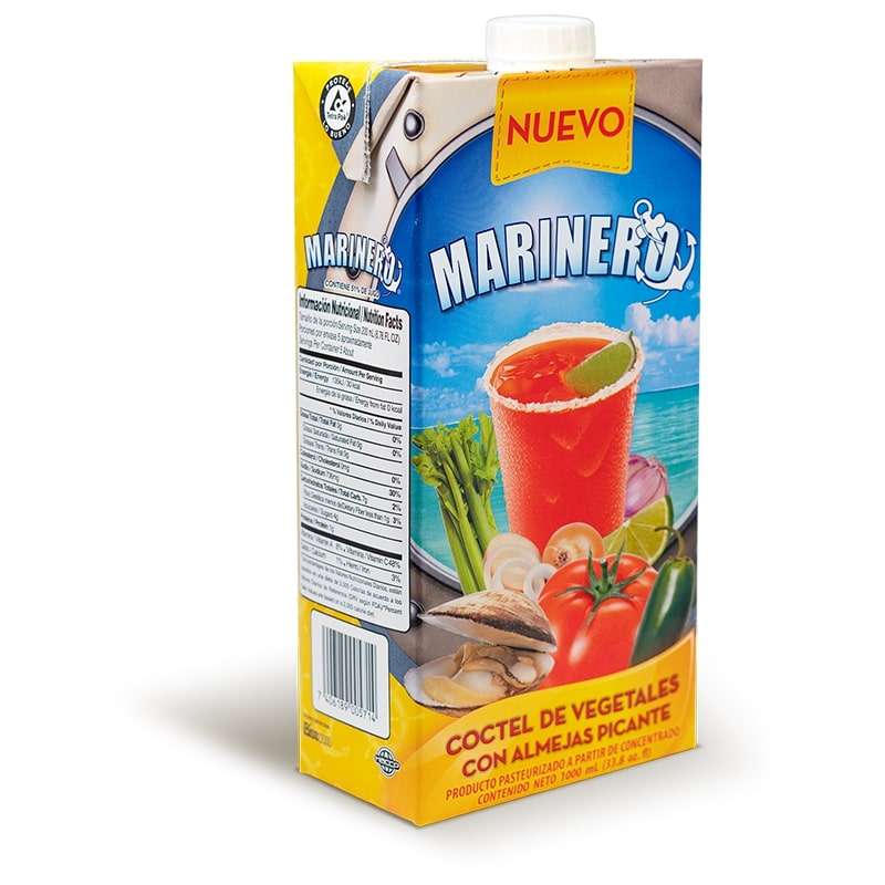 Coctel De Vegetales Con Almejas Picante Marinero 1000ml