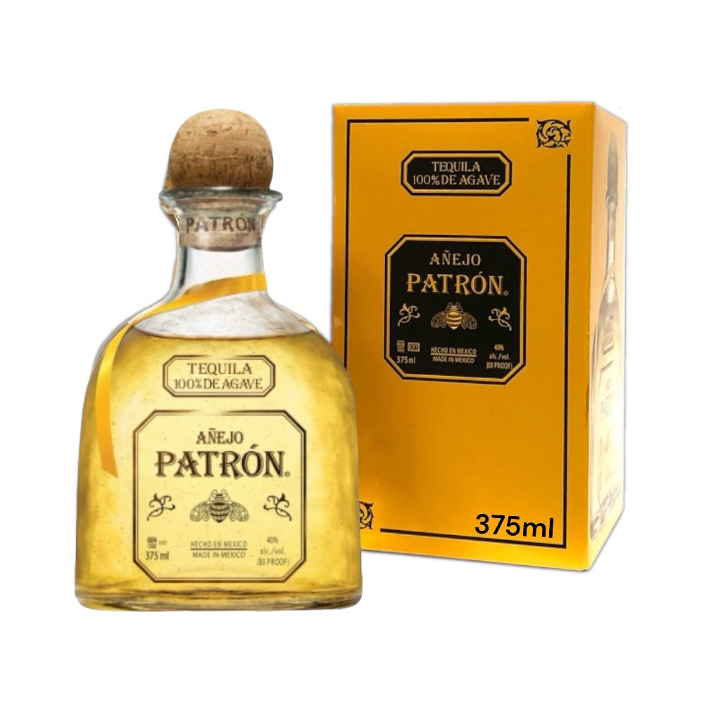 Tequila Patron Añejo Media Botella 375 ml