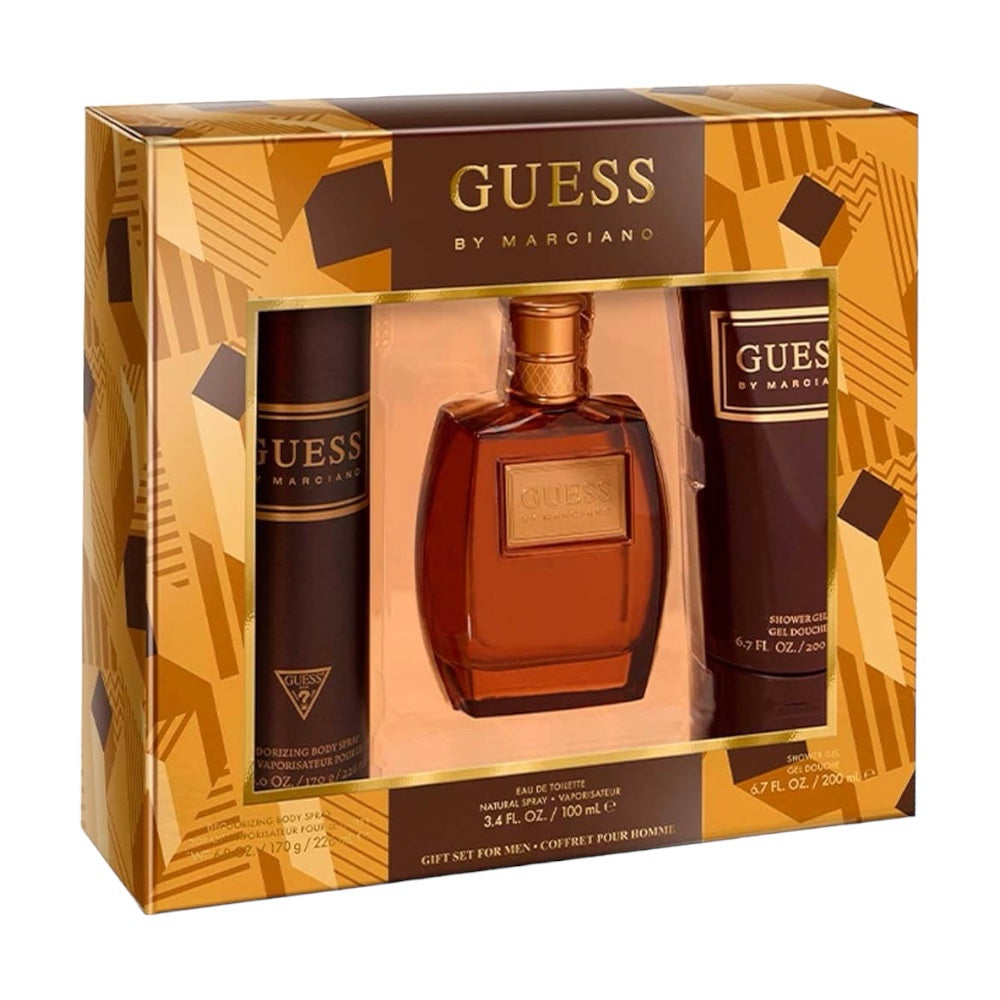 Guess Marciano Men Set 3 pz EDT 100ml/ Deo Spray body 226ml/ Shower Gel 200ml