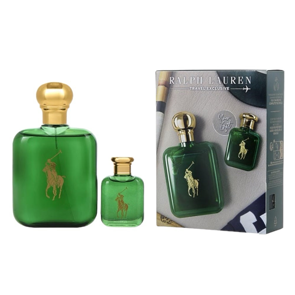 Ralph Lauren Polo Green Travel Men 2 pz EDT 120ml / EDT 15ml