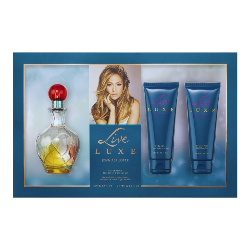 Jennifer Lopez Live Lux Women Set 3pz EDP 100ml/ Body Lotion 75ml/ Shower Gel 75ml