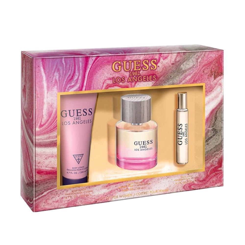 Guess 1981 Los angeles Woman Set 3 pz EDT 100ml/ EDT 15ml/ Body Lotion 200ml