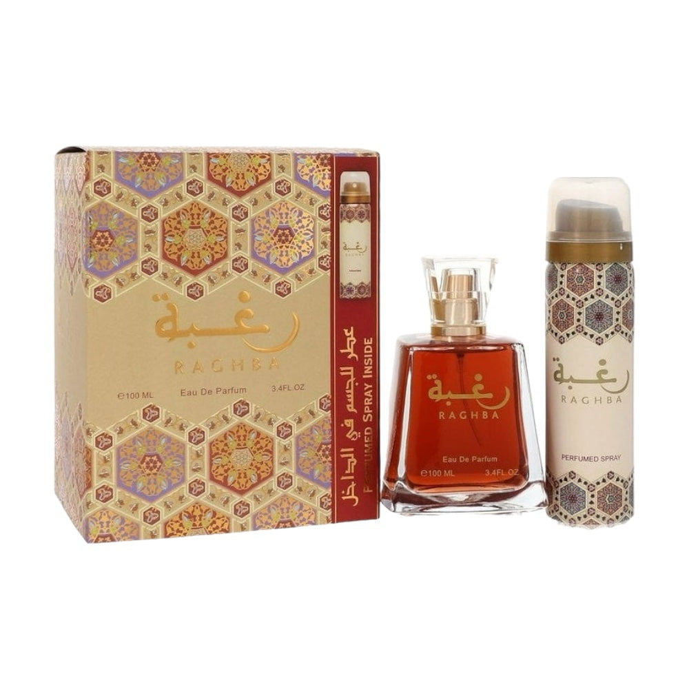 Lattafa Raghba Unisex EDP 100ml/ Deo 50ml