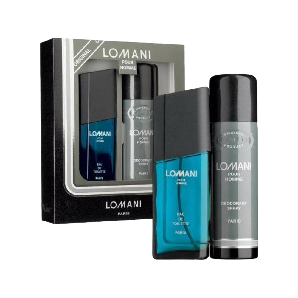Lomani For Men Set 2 Pz EDT 100ml/ Deo Spray 200ml