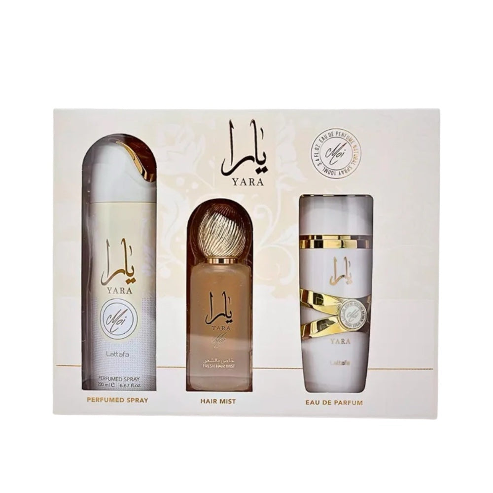 Lattafa Yara Moi Set 3pcs Woman EDP 100ml/200ml/50ml
