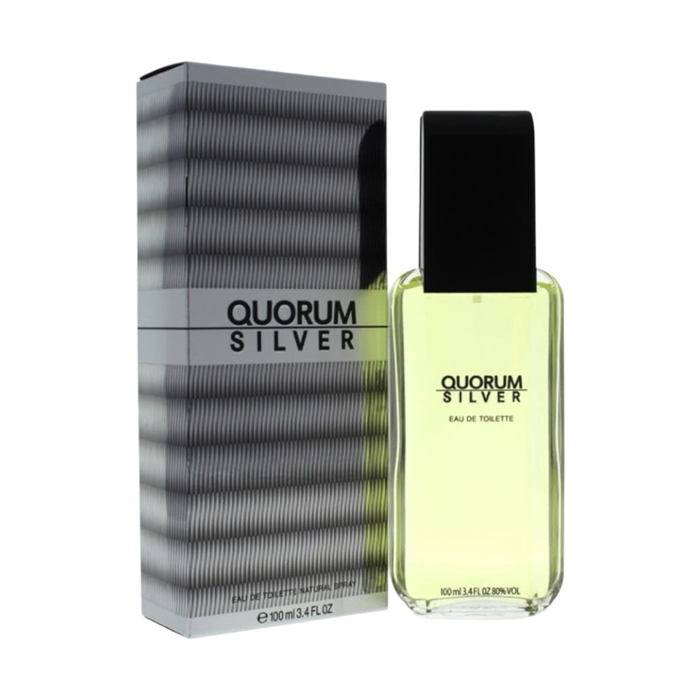 Antonio Puig Quorum Silver Men EDT 100ml