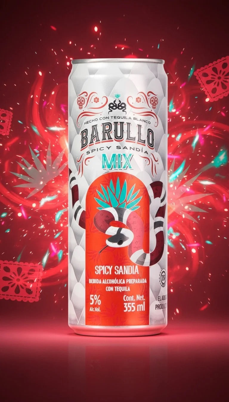 Barullo Mix Spicy Sandía Lata 12 Pack 355ml
