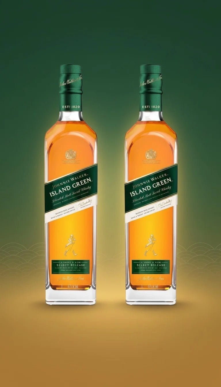 Johnnie Walker Island Green 2 pack litro