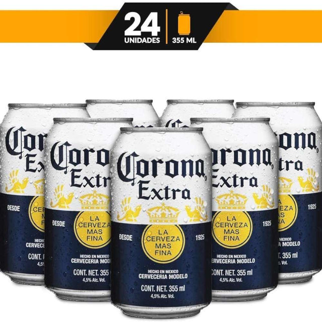 Cerveza Corona Lata MX|Corona Extra Mexicana