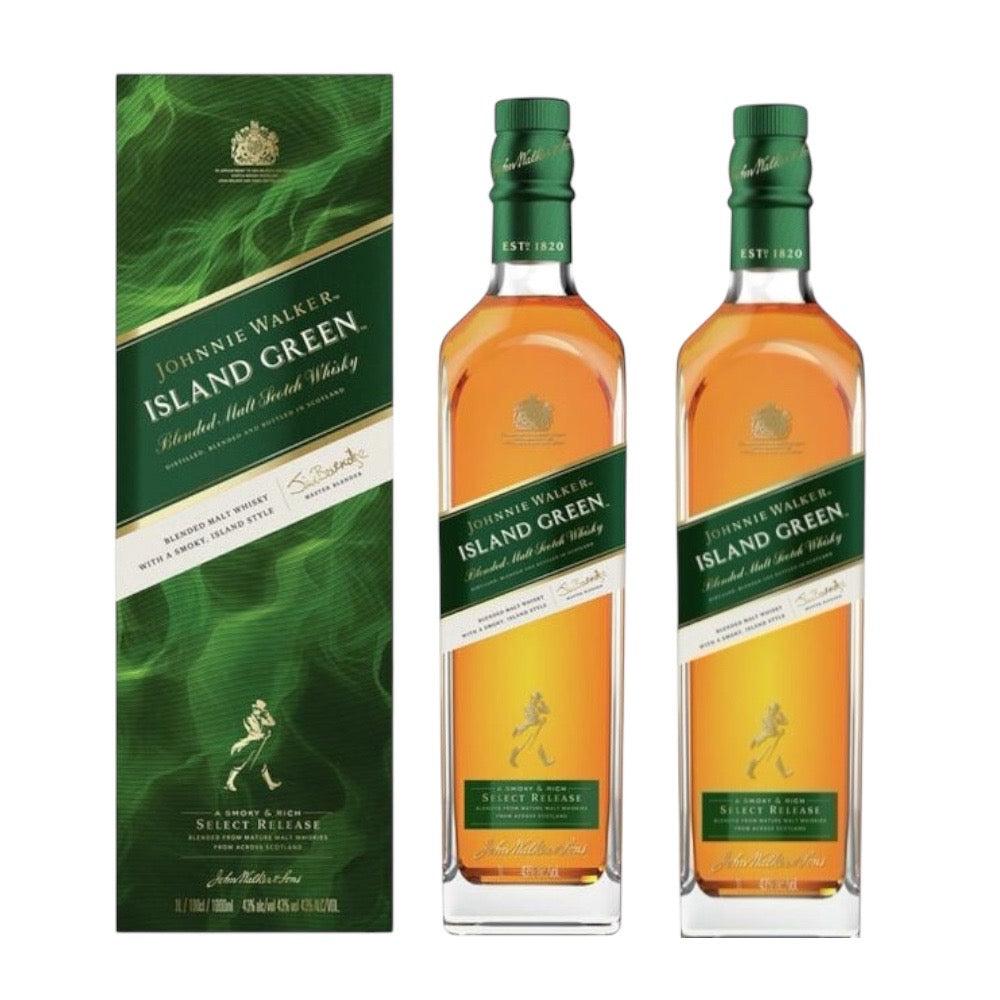 Johnnie Walker Island Green 2 pack litro