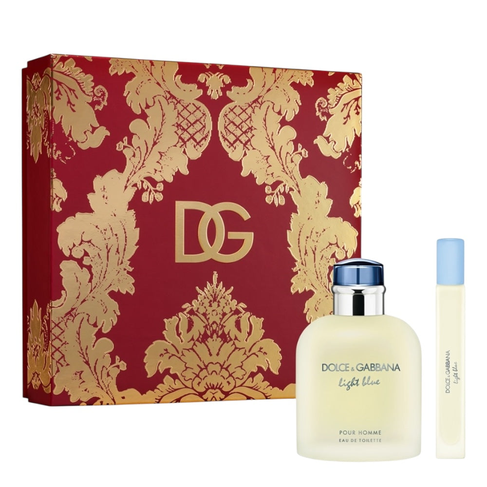 Dolce & Gabbana Light Blue Men 2 Pcs EDT 125ml/ mini 10ml