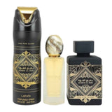 Lattafa Badee Al Oud For Glory Men 3 piezas EDP 100ml/ Deo 200ml/ Airmist 50ml