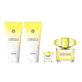 Versace Yellow Diamond Woman Set 4 Pz EDT 90ml/ EDT 5ml/ Body Lotion 100ml/ shower gel 100ml