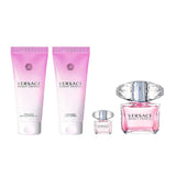 Versace Bright Crystal Women Set 4 Pz EDT 90ml/ Shower Gel 100ml/ Body Lotion 100ml/ EDT 5ml