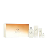Calvin Klein Ck One Set 4pcs Men EDT 190ml/ EDT Mini 15ml/Body Wash 95ml/ Cream 190ml