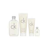 Calvin Klein Ck One Set 4pcs Men EDT 190ml/ EDT Mini 15ml/Body Wash 95ml/ Cream 190ml