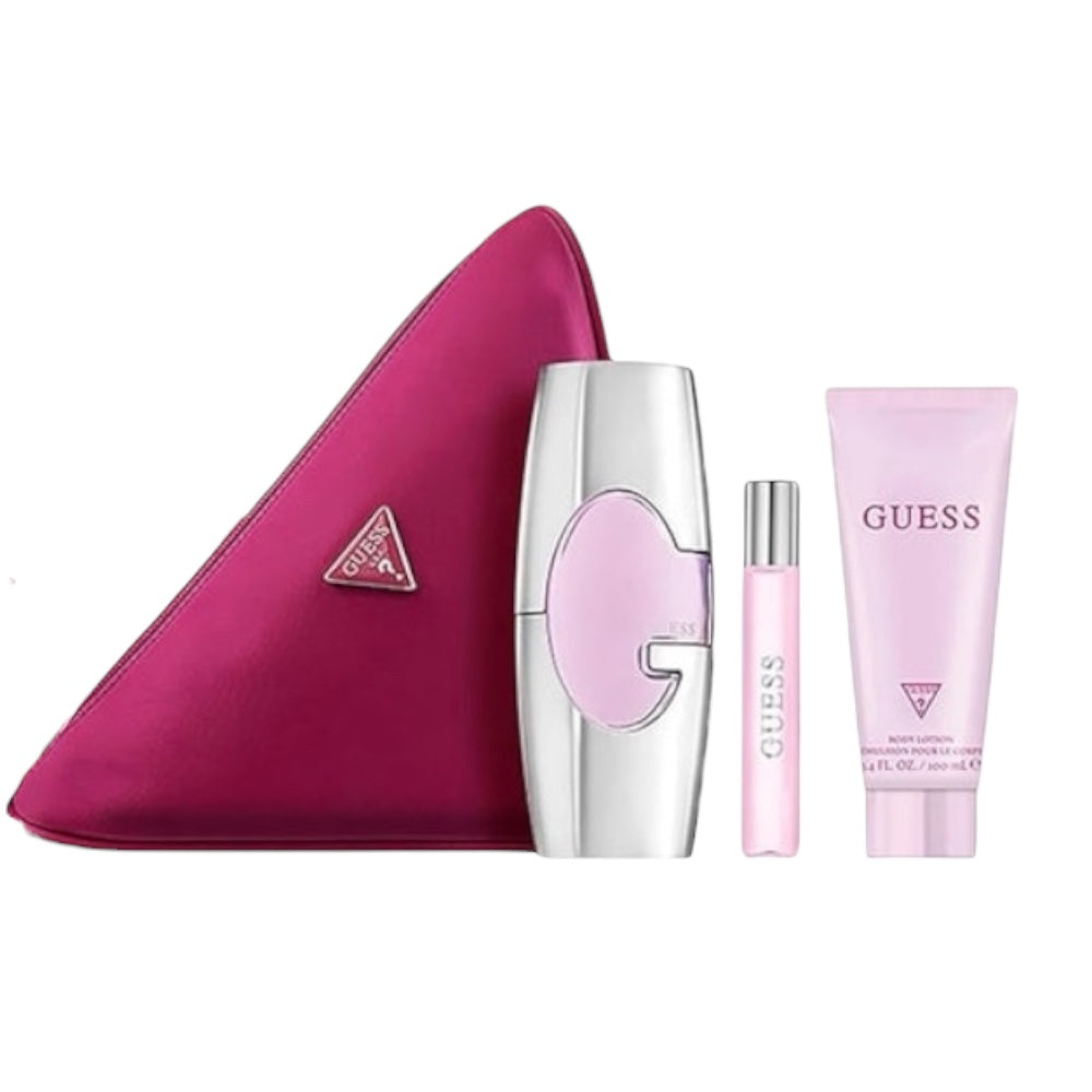 Guess Women Set 4pcs EDP 75/ Mini EDP 15ml/ Body Lotion 100ml