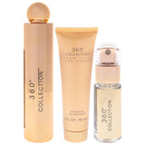 Perry Ellis 360 Collection Women Set 3pcs EDP 100ml/ Body Shower 90ml/ Mini 7ml
