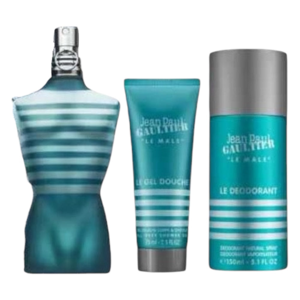 Jean Paul Gaultier Men 3pcs EDT 125ml/ Body Shower 75ml/ Desodorante 150ml