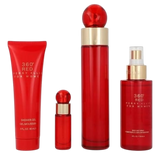 Perry Ellis 360 Red Set 4pcs Woman EDT 100ml/ Body Gel 85ml/ Bruma Corporal 120ml/ Mini 10ml